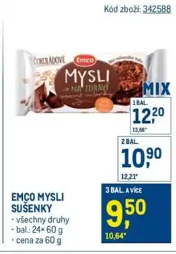 Makro Emco mysli sušenky nabídka