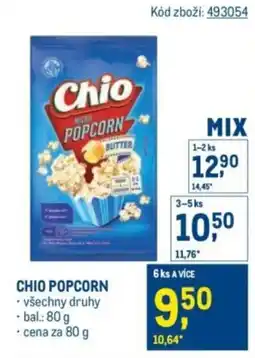 Makro Chio popcorn nabídka