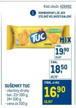 Makro Sušenky tuc nabídka