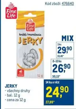 Makro Fine Life Jerky nabídka