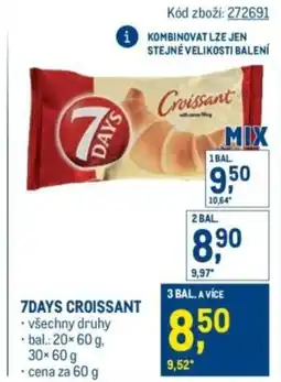 Makro 7days croissant nabídka