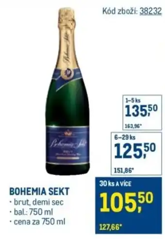 Makro Bohemia sekt nabídka