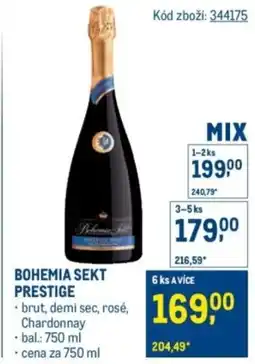 Makro Bohemia sekt prestige nabídka