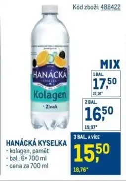 Makro Hanácká kyselka nabídka