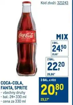Makro Coca-cola, fanta, sprite nabídka