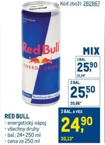 Makro Red bull nabídka