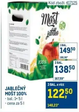 Makro Jablečný most 100% nabídka