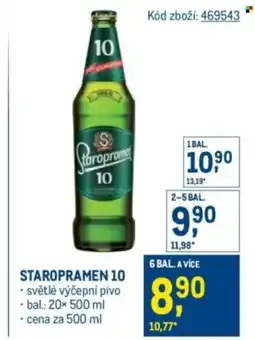 Makro Staropramen 10 nabídka