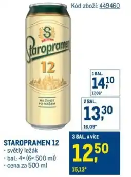 Makro Staropramen 12 nabídka