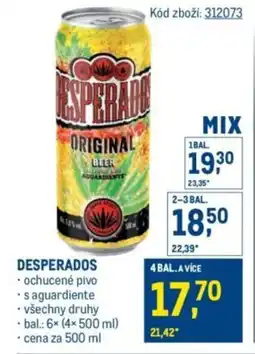 Makro Desperados nabídka