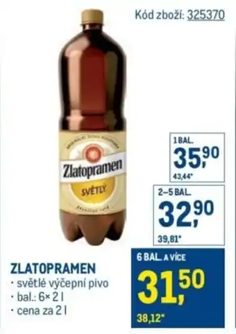 Makro Zlatopramen nabídka