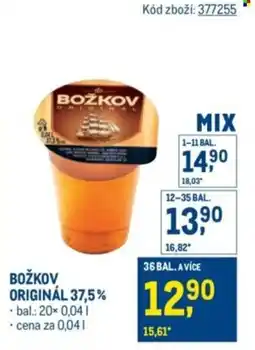 Makro Božkov originál 37,5% nabídka