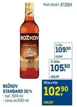 Makro Božkov standard 30% nabídka
