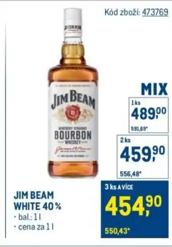 Makro Jim beam white 40% nabídka