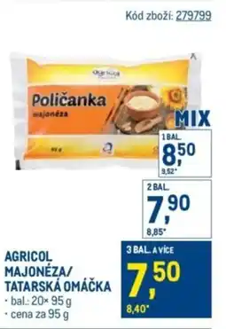 Makro Agricol majonéza/ tatarská omáčka nabídka