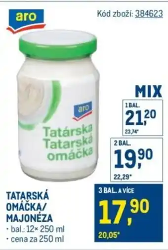 Makro Tatarská omáčka/ majonéza nabídka