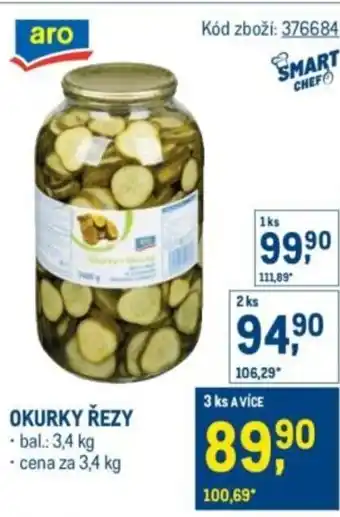 Makro Okurky řezy nabídka