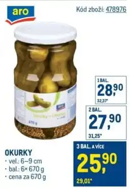 Makro Okurky nabídka