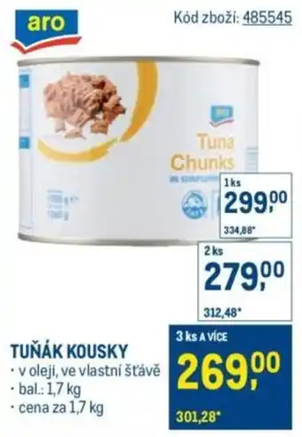 Makro Tuňák kousky nabídka
