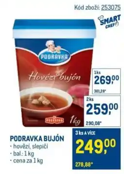 Makro Podravka bujón nabídka