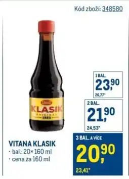 Makro Vitana klasik nabídka