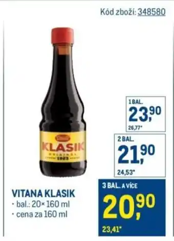 Makro Vitana klasik nabídka