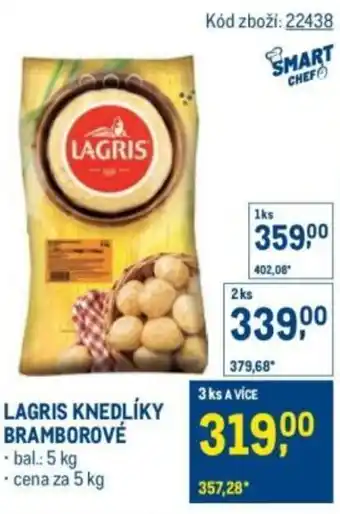 Makro Lagris knedlíky bramborové nabídka