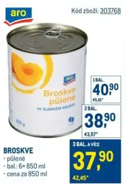 Makro Broskve nabídka
