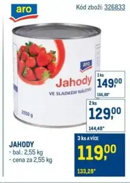 Makro Jahody nabídka