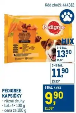 Makro Pedigree kapsičky nabídka