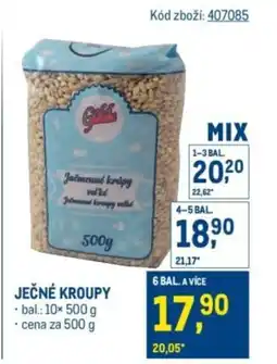 Makro Ječné kroupy nabídka