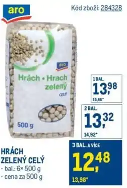 Makro Hrách zelený celý nabídka
