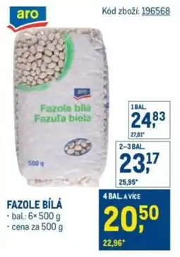 Makro Fazole bílá nabídka