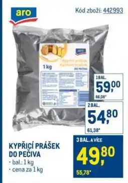 Makro Kypřicí prášek do pečiva nabídka