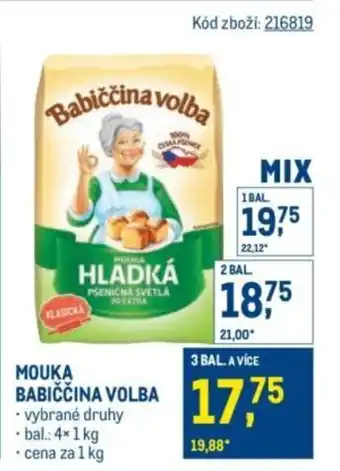 Makro Mouka babiččina volba nabídka