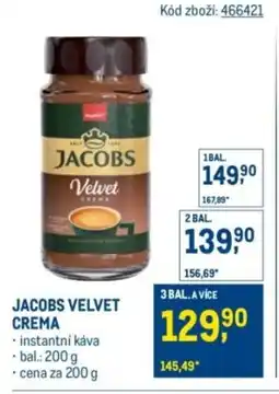Makro Jacobs velvet crema nabídka