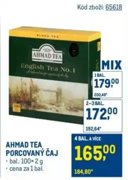 Makro Ahmad tea porcovaný čaj nabídka