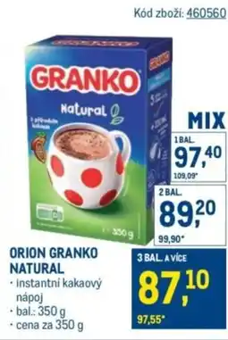 Makro Orion granko natural nabídka