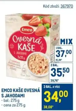 Makro Emco kaše ovesná s jahodami nabídka