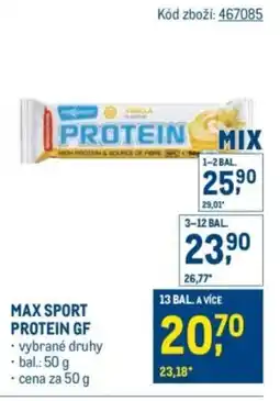 Makro Max sport protein gf nabídka