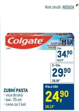 Makro Colgate Zubní pasta nabídka