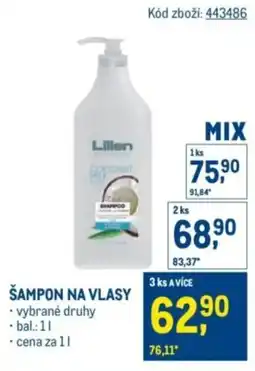 Makro Šampon na vlasy nabídka