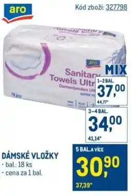 Makro Dámské vložky nabídka