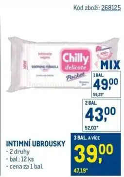 Makro Intimní ubrousky nabídka