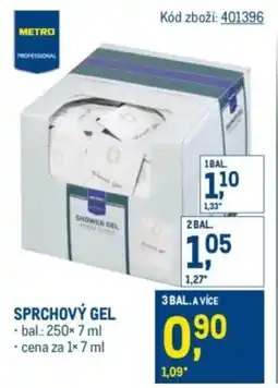 Makro METRO Chef Sprchový gel nabídka