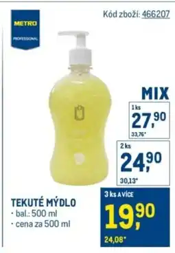 Makro METRO Chef Tekuté mýdlo nabídka
