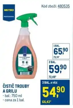 Makro METRO Chef Čistič trouby a grilu nabídka
