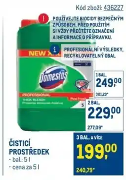 Makro Domestos Čisticí prostředek nabídka
