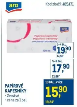 Makro Papírové kapesníky nabídka
