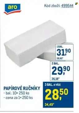 Makro Papírové ručníky nabídka